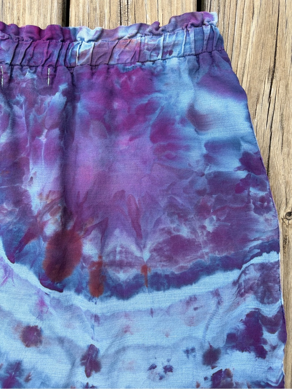 cloth & stone Ice Dyed Drawstring Mini Skirt - Picture 6 of 6